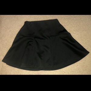 Charlotte Russe Black Skater Skirt